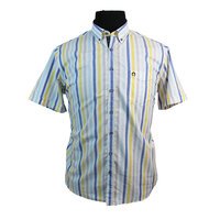 Campione Pure Cotton Multi Stripe Buttondown Collar Fashion Shirt