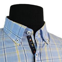 Campione Pure Cotton Multi Check Buttondown Collar Fashion Shirt