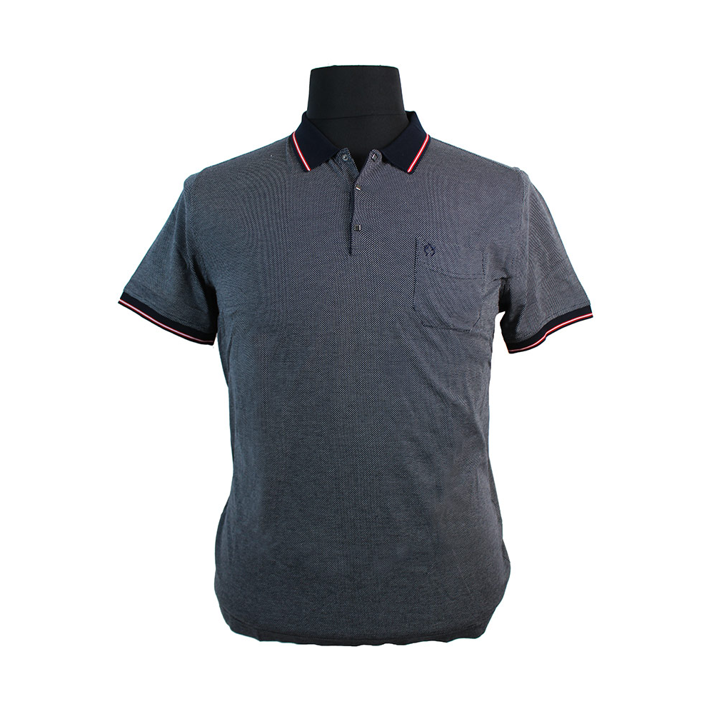 Campione Pure Fine Cotton Pebbledash Pattern Fashion Polo