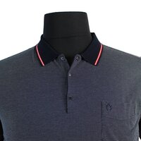 Campione Pure Fine Cotton Pebbledash Pattern Fashion Polo