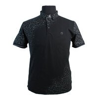 Campione Cotton Stretch Blackout Pattern Fashion Polo