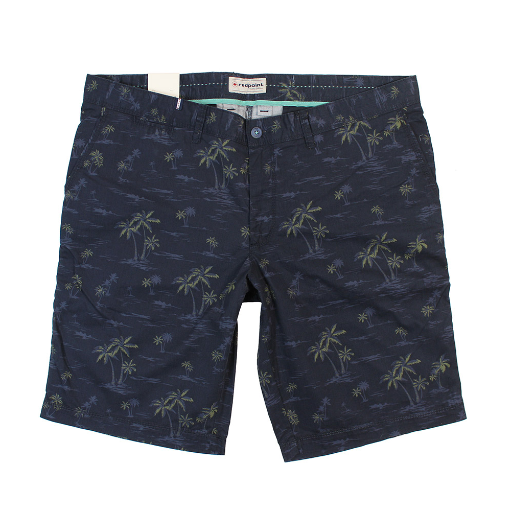 Redpoint Pure Cotton Palm Print Classic Fashion Short