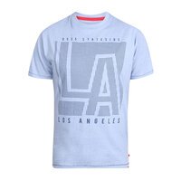 D555 Sky Dot Logo Print Tee Shirt