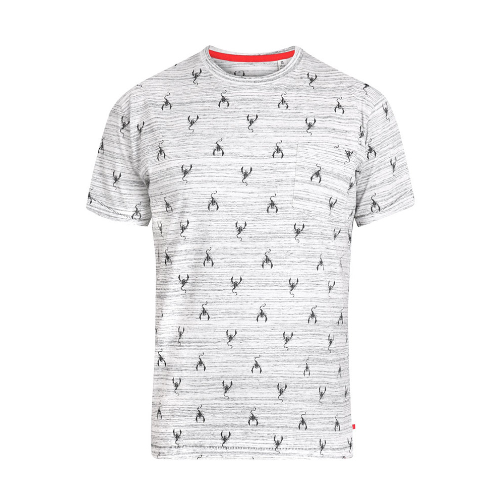 D555 Scorpion Print Pocket Tee