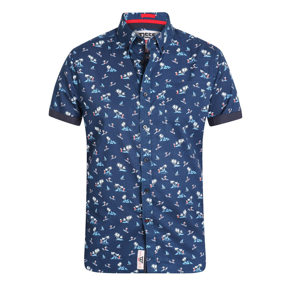 D555 Surfer Island Short Sleeve Shirt