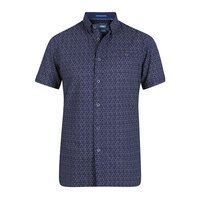 D555 Diamond Pattern Short Sleeve Shirt