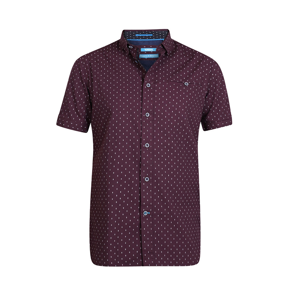 D555 Small Triangle Pattern Short Sleeve Shirt