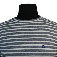 North 56 Global Organic Pure Cotton Wide  Striped Tee Shirt