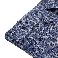 Casa Moda Pure Cotton Classic Paisley Pattern Fashion Shirt