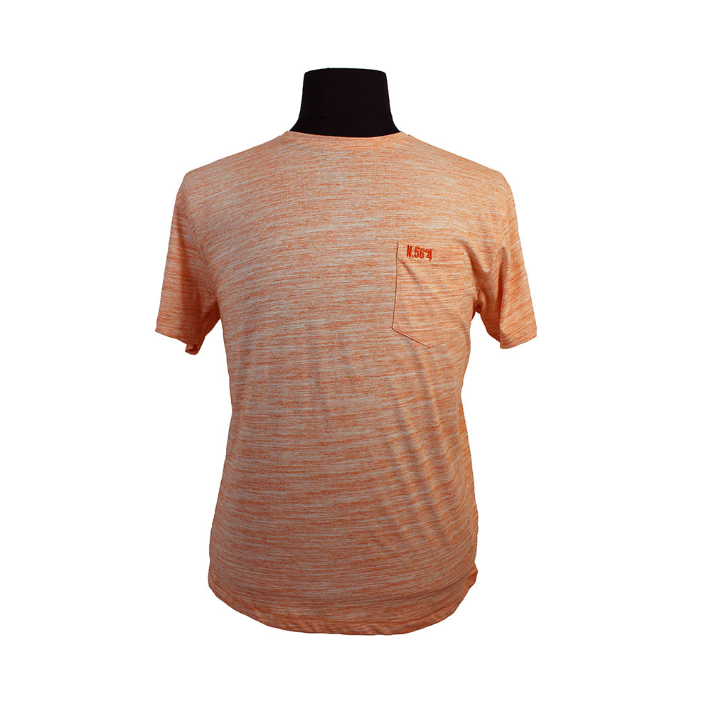 North 56 Light Cotton Mix Pocket Tee Orange