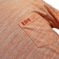 North 56 Light Cotton Mix Pocket Tee Orange