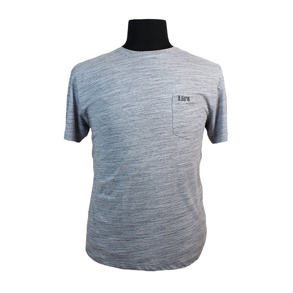 North 56 Light Cotton Mix Pocket Tee Grey-shop-by-brands-Beggs Big Mens Clothing - Big Men's fashionable clothing and shoes
