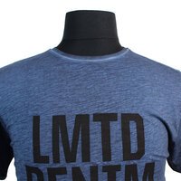 Replika LMTD Denim Cool Dyed Fashion Tee Navy