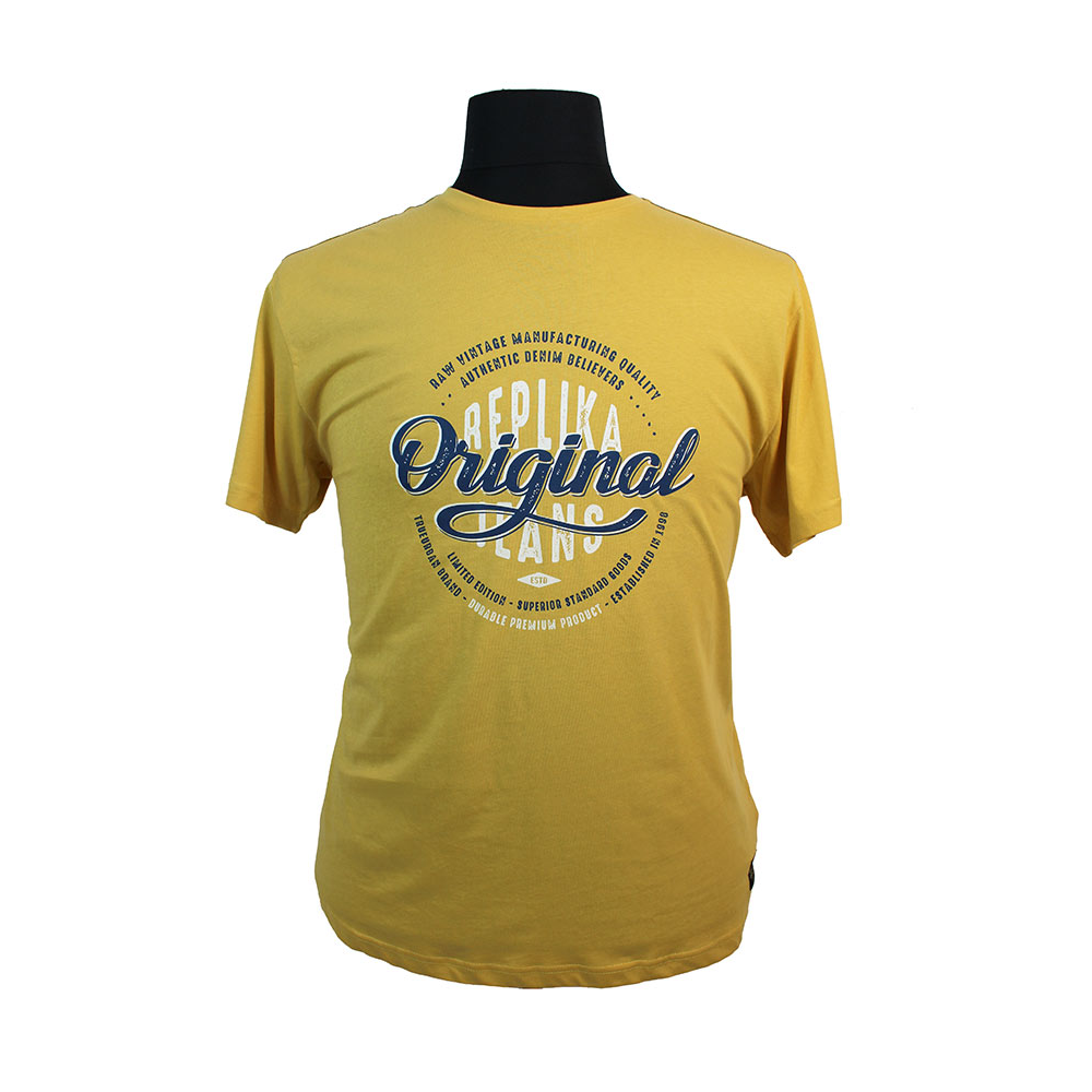 Replika Original Print Tee Yellow