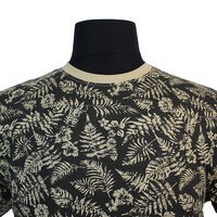 Kam Pure Cotton Leaf Print Fashion Tee