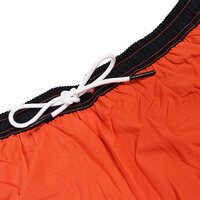 North 56 Nordic Print Black Orange Swim Short