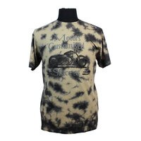 Kam Pure Cotton Camo Motorcycle Customised Print Fashion Tee