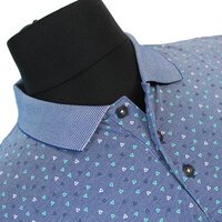 Casa Moda Cotton Mix Easy Care Diamond Pattern Fashion Polo