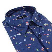 Haupt Pure Fine Cotton Summer Scene Pattern Fashion Shirt