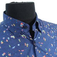 Haupt Pure Fine Cotton Summer Scene Pattern Fashion Shirt