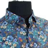 Haupt Pure Fine Cotton Garden Scene Pattern Fashion Shirt