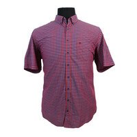 Casa Moda Pure Cotton Small Window Pane Check Shirt