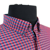 Casa Moda Pure Cotton Small Window Pane Check Shirt