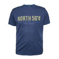 North56 Pure Cotton Latitude Logo Fashion Tee