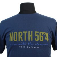 North56 Pure Cotton Latitude Logo Fashion Tee