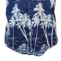 Casa Moda Pure Cotton Palm Pattern Fashion Shirt