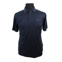 Kitaro Fine Pure Cotton Detail Edging with Pocket Classic Polo