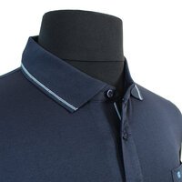 Kitaro Fine Pure Cotton Detail Edging with Pocket Classic Polo