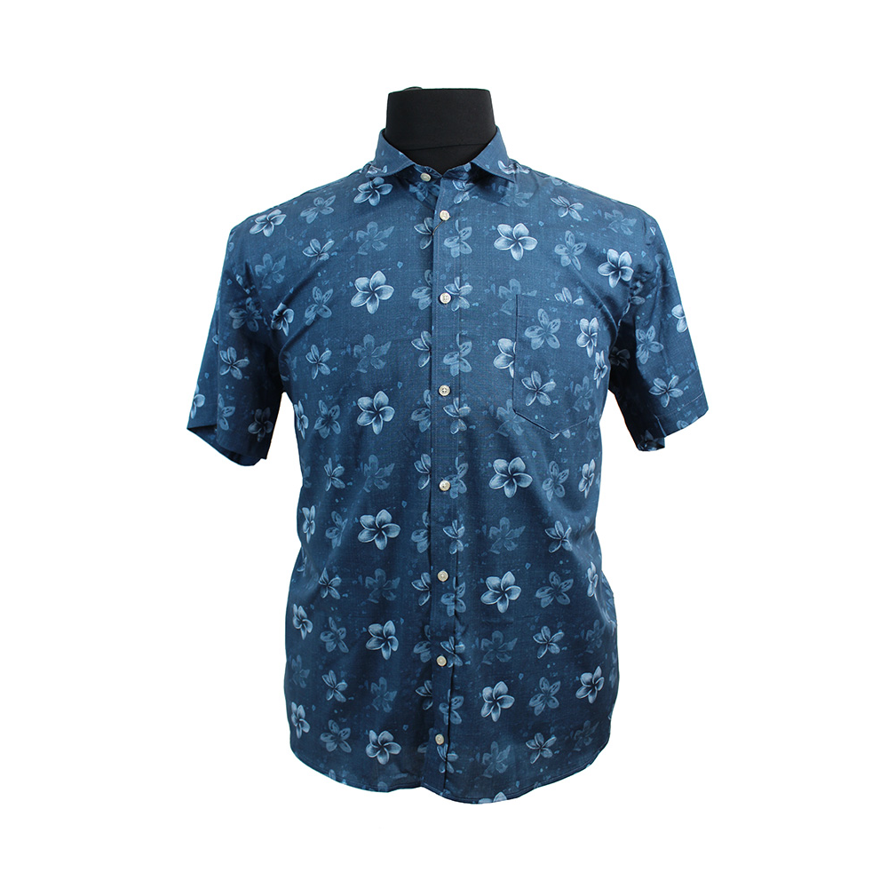 North56 Fine Stretch Cotton Flower Pattern Fashion Shirt