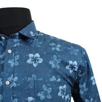 North56 Fine Stretch Cotton Flower Pattern Fashion Shirt