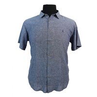 North56 Linen Cotton Mix Slub Pattern Fashion Shirt