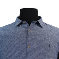 North56 Linen Cotton Mix Slub Pattern Fashion Shirt