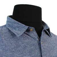 North56 Linen Cotton Mix Slub Pattern Fashion Shirt