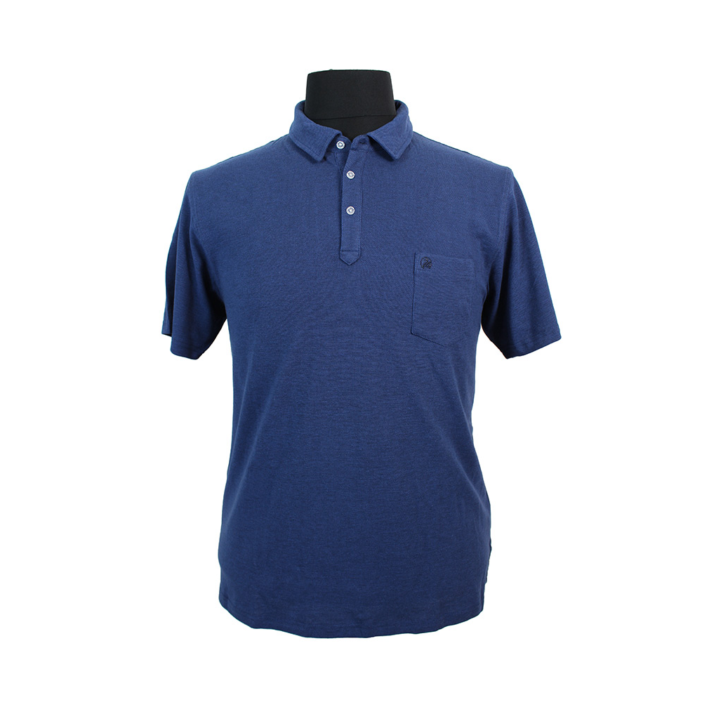 Swanndri Pure Cotton Marle Weave Pocket Fashion Polo