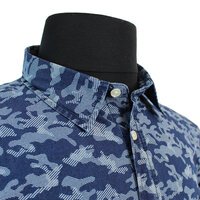 Replika Pure Cotton Camo Style Pattern Fashion Shirt