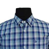 Swanndri Pure Cotton Classic Small Pane Check Standard Collar