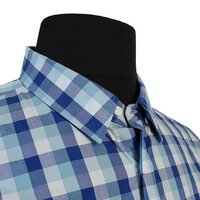 Swanndri Pure Cotton Classic Small Pane Check Standard Collar