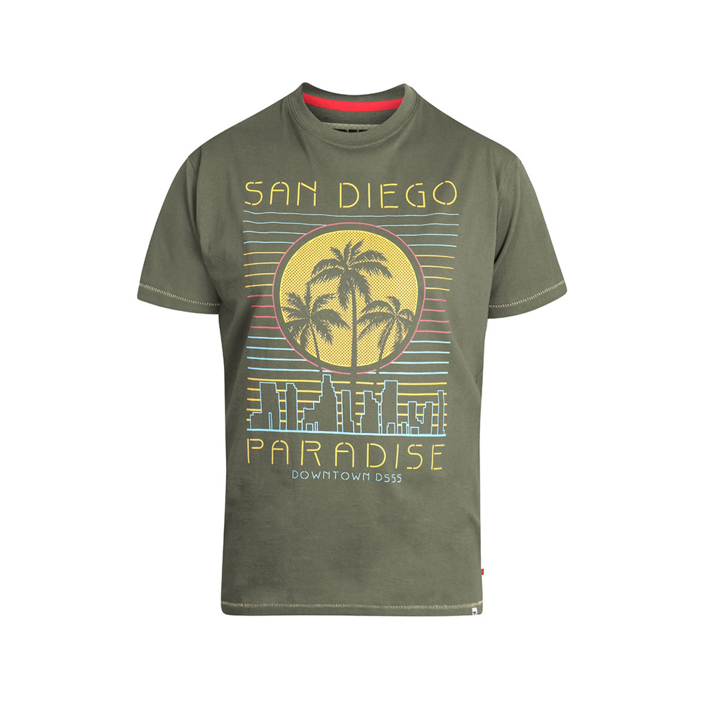 D555 San Diego Palm Tree Tee