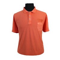 Kitaro Pure Cotton Washed Look Ocean Club Logo Pocket Polo