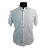 North56 Linen Cotton Mix Slub Pattern Fashion Shirt