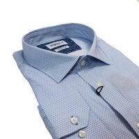 Brooksfield microdot print business shirt