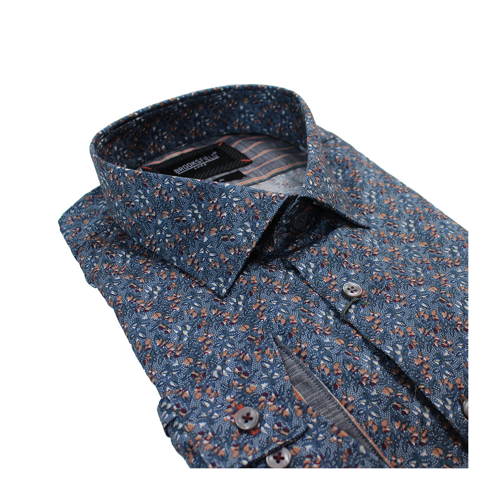 Brooksfield floral print dress shirt