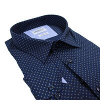 Brooksfield tonal print business shirt