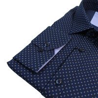 Brooksfield tonal print business shirt