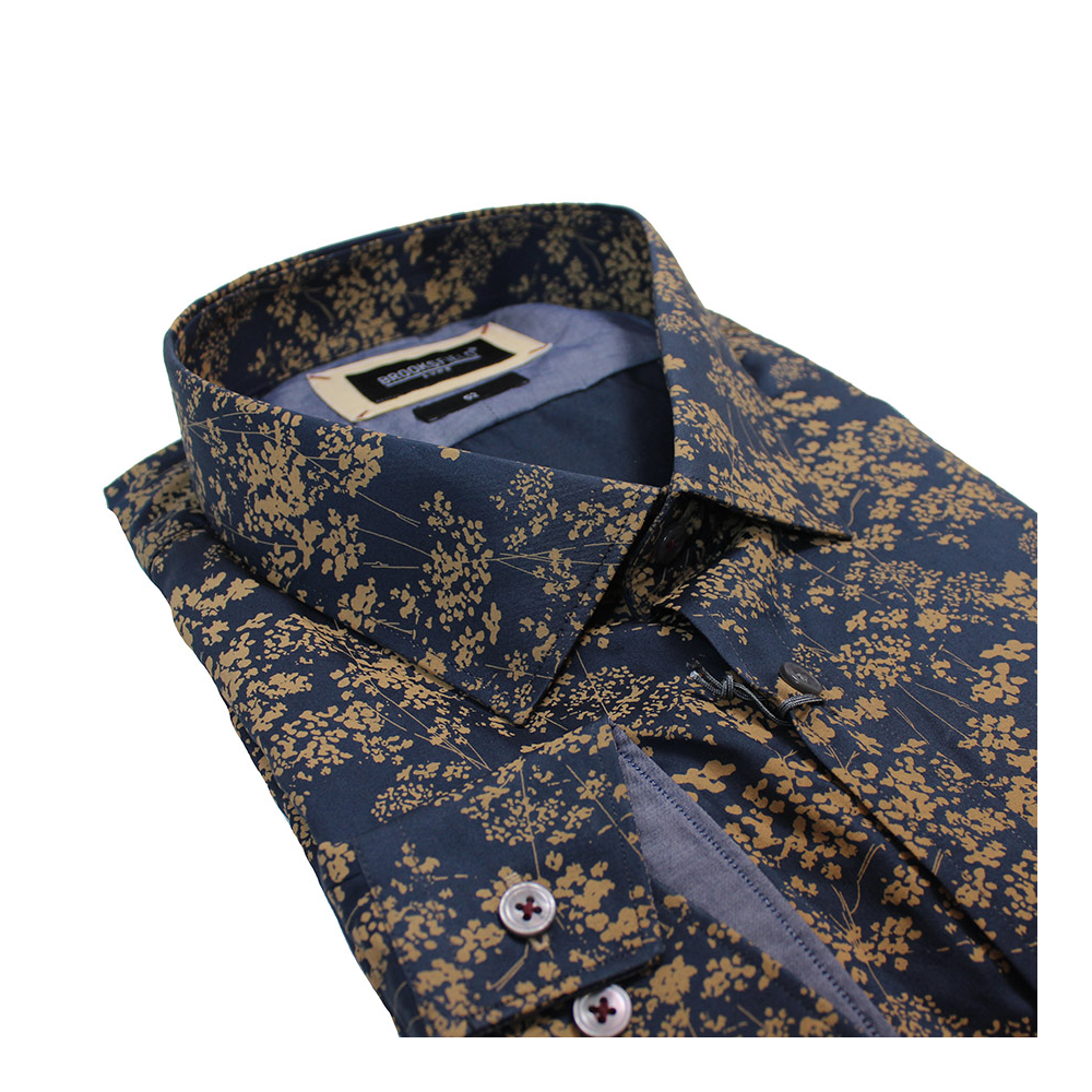 Brooksfield abstract print dress shirt