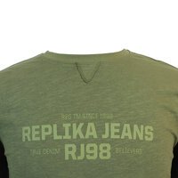 Replika Cotton Logo Slub Yarn Sweatshirt